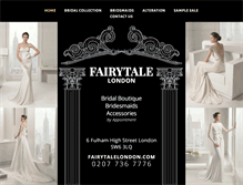 Tablet Screenshot of fairytalelondon.com